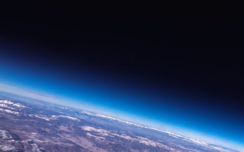 outer space photography of earth