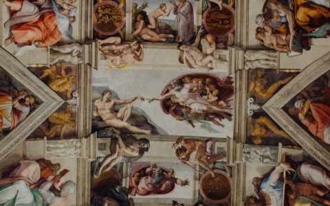 ceiling art of Sistine Chapel