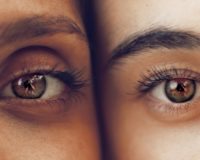 person's eyes